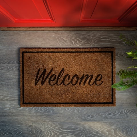 Welcome mat