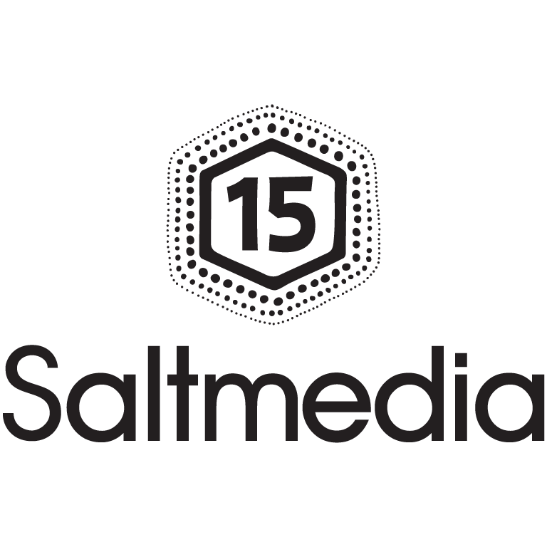 Saltmedia Anniversary Logo Black