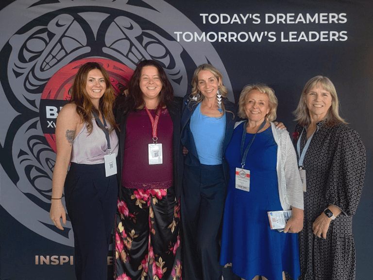 Angie Saltman and the Bears Den Team